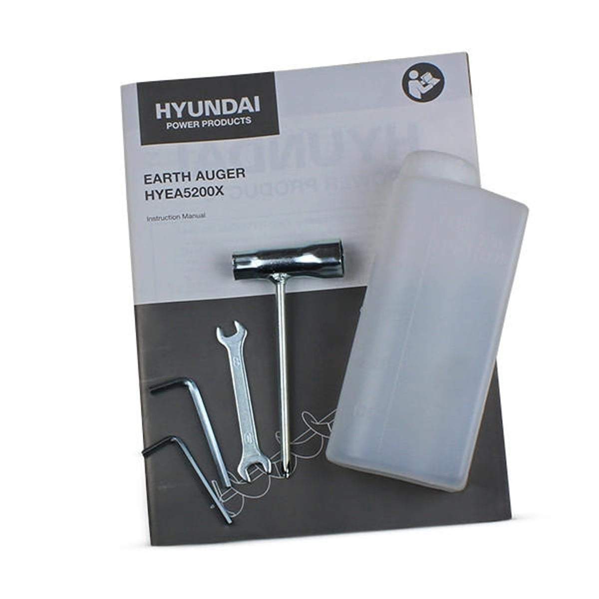 Hyundai 52cc Petrol Earth Auger Borer and Drill